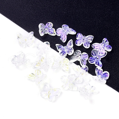 Electroplate Glass Beads EGLA-E059-E06-1