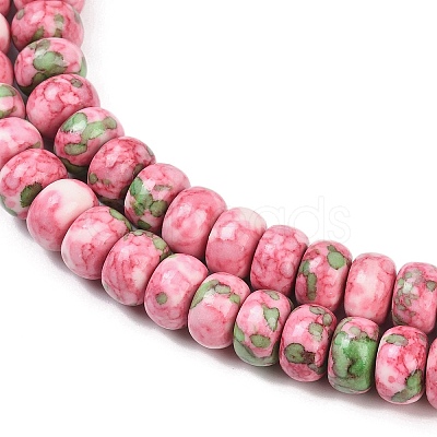 Dyed Synthetic Riverstone Beads Strands G-Z105-C01-01E-1