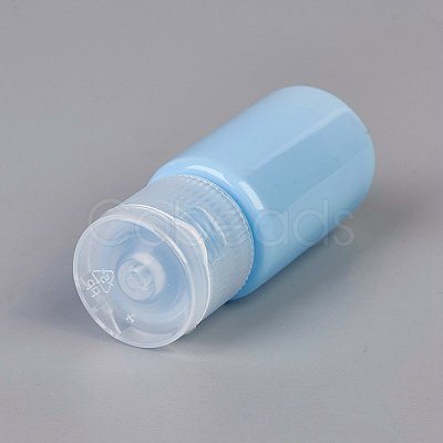 Macaron Color Empty Flip Cap Plastic Bottle Container LS-MRMJ-WH0025-A-03-1