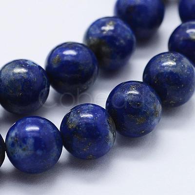 Natural Lapis Lazuli Beads Strands G-E465-8mm-01-1