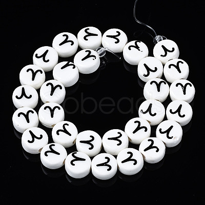 Handmade Porcelain Ceramic Beads Strands PORC-S502-032A-1