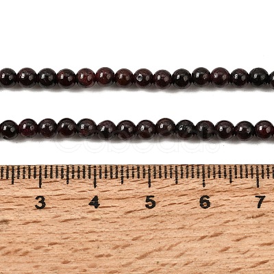 Natural Garnet Bead Strands G-A036-B-1