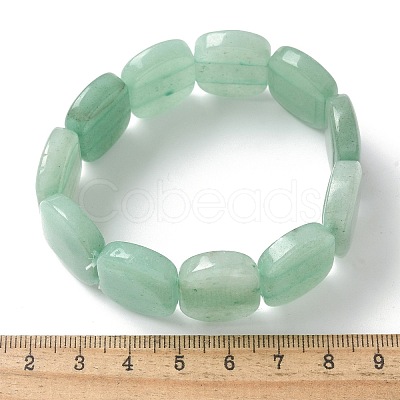 Handmade Lampwork Beaded Stretch Bracelets for Men Women BJEW-G738-01B-08-1