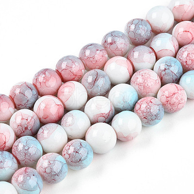 Baking Paint Glass Beads X1-DGLA-N003-10mm-C03-1