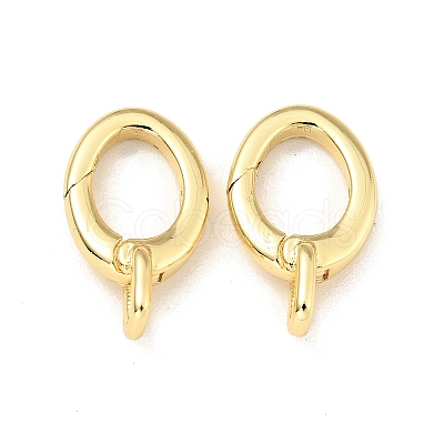 Brass Spring Gate Rings X-KK-G416-59G-1
