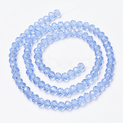 Glass Beads Strands EGLA-A034-T1mm-D14-1