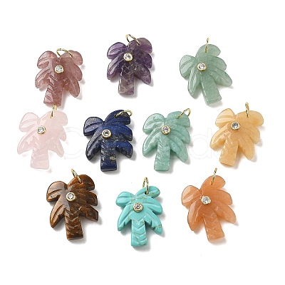 Natural & Synthetic Mixed Gemstone Carved Pendants GG-CBA67BD-02G-1