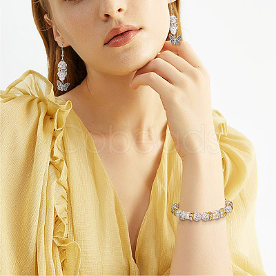 Pave Disco Ball Beads RB-TA0001-18B-1