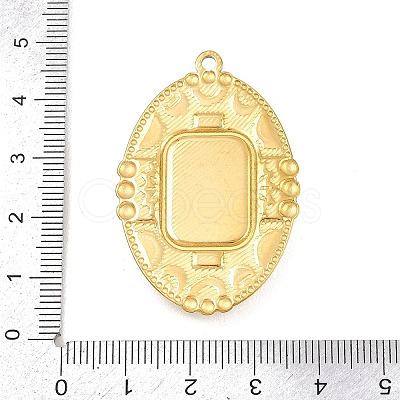 Bohemian Style 304 Stainless Steel with Synthetic Turquoise Pendants LS-STAS-G381-02G-04-1