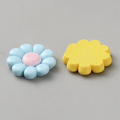 Opaque Resin Cabochons CRES-D317-001-1