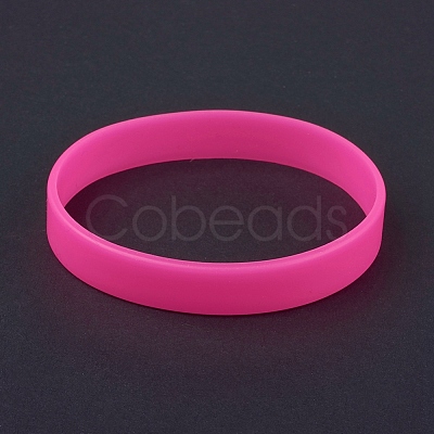 Silicone Wristbands Bracelets BJEW-J176-18-1