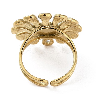Ion Plating(IP) 304 Stainless Steel Finger Rings High Polished RJEW-C075-04F-G-1