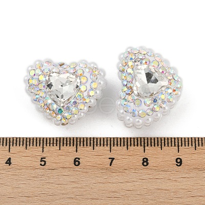Polymer Clay Glass Rhinestone Beads CLAY-NH0001-13E-1