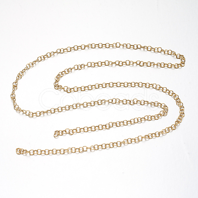 Ion Plating(IP) 304 Stainless Steel Rolo Chains STAS-F094-21-1