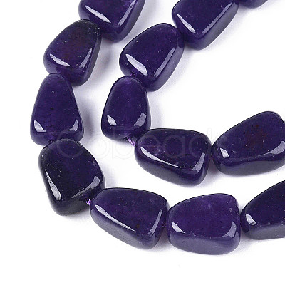 Natural White Jade Beads Strands G-N354-02A-01-1