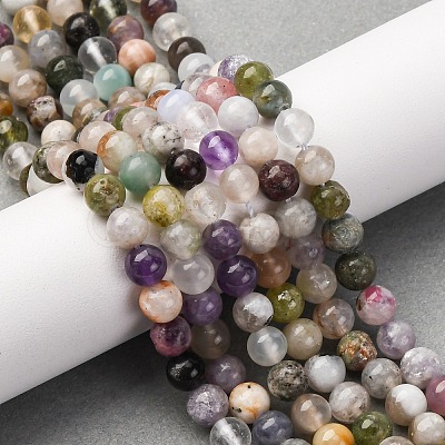 Natural Mixed Stone Beads Strands G-RM250109-C1-1
