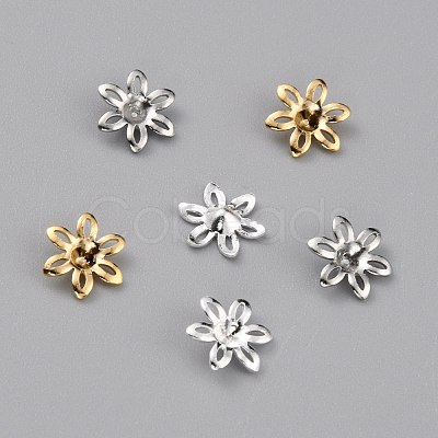 Brass Bead Caps KK-O131-21-1