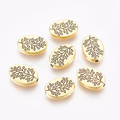 Tibetan Style Alloy Beads GLFH10181Y-NF-1