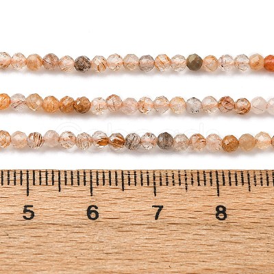 Natural Rutilated Quartz Beads Strands G-D314-A01-2mm-1