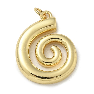 Rack Plating Brass Pendants KK-K392-30G-1