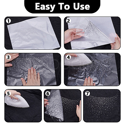 Glitter Hotfix Rhinestone LS-DIY-WH0899-278-1