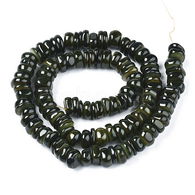 Natural Trochid Shell/Trochus Shell Beads Strands SHEL-S258-081-B01-1