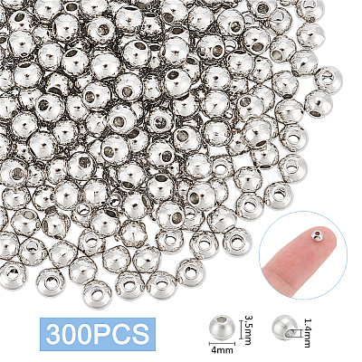 300Pcs Alloy Spacer Beads FIND-UN0015-58-1