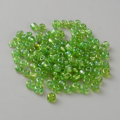 Transparent Glass Seed Beads GLAA-WH0032-34A-1