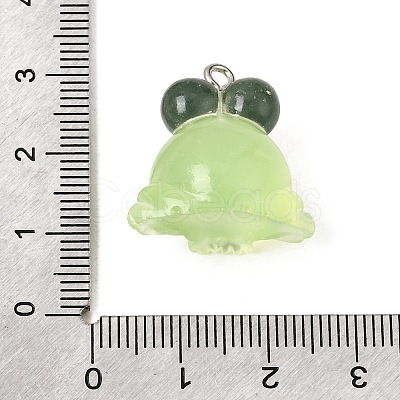 Luminous Transparent Resin Pendants RE-CBAD0A2-01P-1