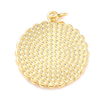 Real 18K Gold Plated Brass Pendants KK-L206-013G-06-1