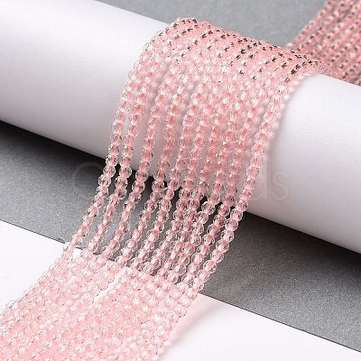 Transparent Glass Beads Strands GLAA-H021-03-07-1