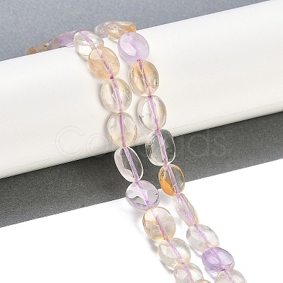 Natural Ametrine Beads Strands G-B125-K01-02-1