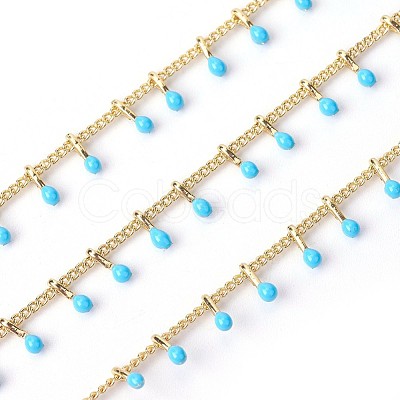 Handmade Enamel Beaded Chains CHC-P007-D01-1