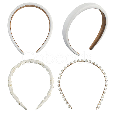 Elegant Cloth Hair Bands AJEW-WH20033-045D-1