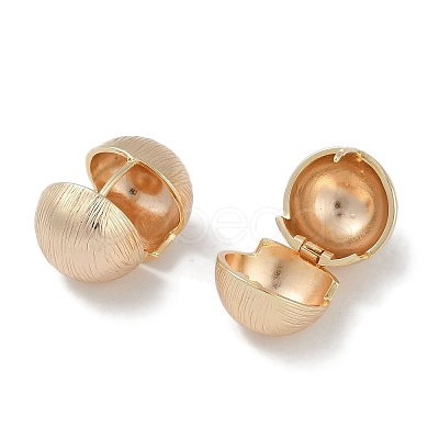 Brass Hoop Earrings EJEW-L292-021G-1