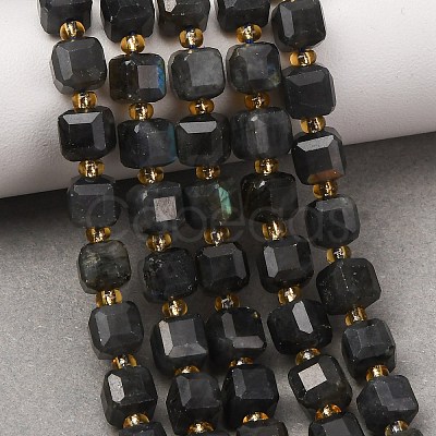 Natural Labradorite Beads Strands GG-CBAC972-A13-01-1