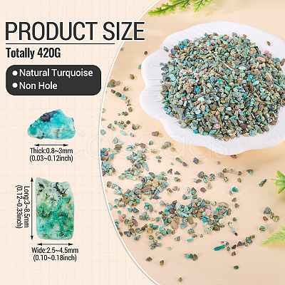 420G Natural African Turquoise(Jasper) Beads G-TA0003-24-1