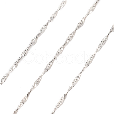 925 Sterling Silver Double Link Chains LS-STER-P064-03S-1