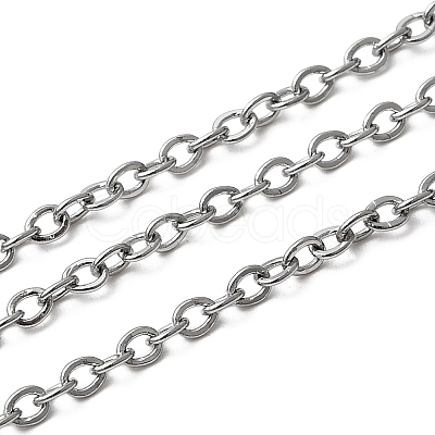 Tarnish Resistant 304 Stainless Steel Cable Chains CHS-Q001-07-100m-1