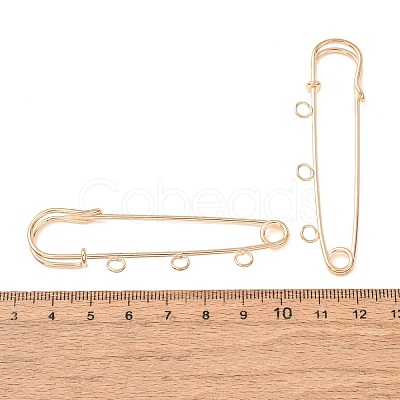 Iron Safety Pins Brooch Findings RN-CBAB9AC-02G-1