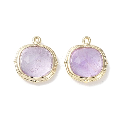 Natural Amethyst Pendants G-G012-09C-02-1