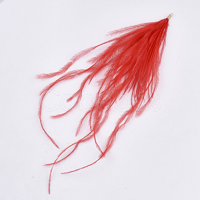 Ostrich Feather Tassel Big Pendant Decorations FIND-S302-08I-1
