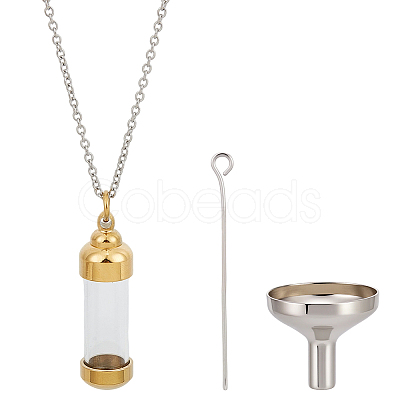 DIY Pendant Necklaces Making Kits DIY-CN0003-76G-1