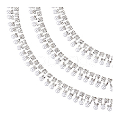 1Yard Round Iron Rhinestone Strass Chains CH-PH0001-17-1