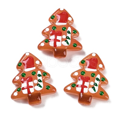Christmas Theme Handmade Lampwork Beads LAMP-I027-07M-1