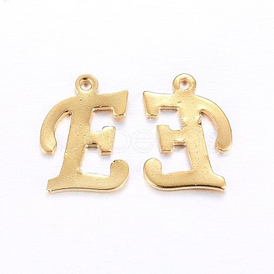 201 Stainless Steel Pendants X-STAS-O098-03G-E-1
