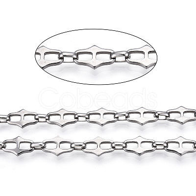 Tarnish Resistant 661 Stainless Steel Oval Link Chain CHS-T005-04P-1