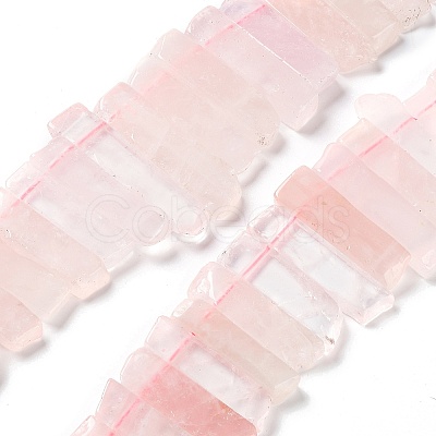 Natural Rose Quartz Beads Strands G-L551B-17-1