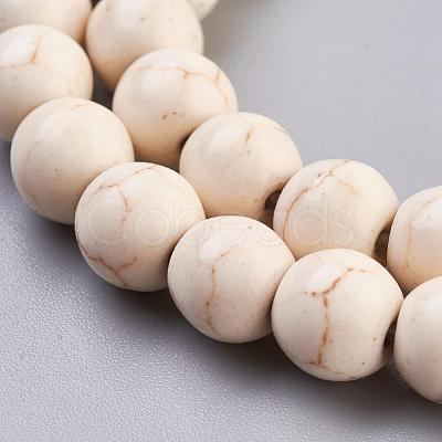 Synthetic Magnesite Beads Strands TURQ-8D-011-1