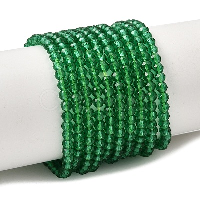 Transparent Glass Beads Strands GLAA-C019-01B-05-1